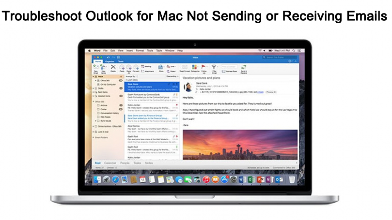 locate a database for outlook on a mac